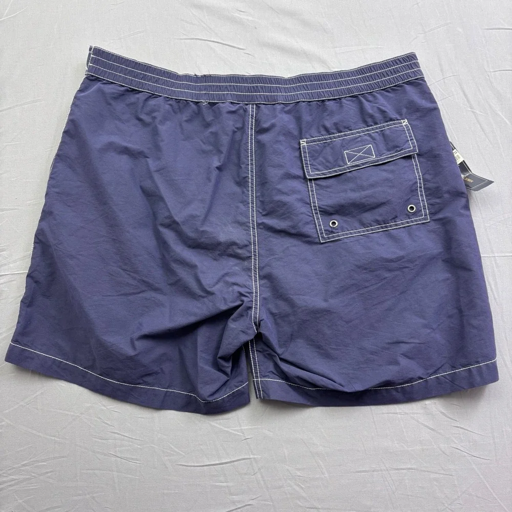 Polo‎ Ralph Lauren Mens Navy Blue Swim Trunks XXL NWT Contrast Stitch Summer